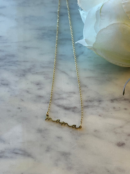 MAMA Gold Necklace