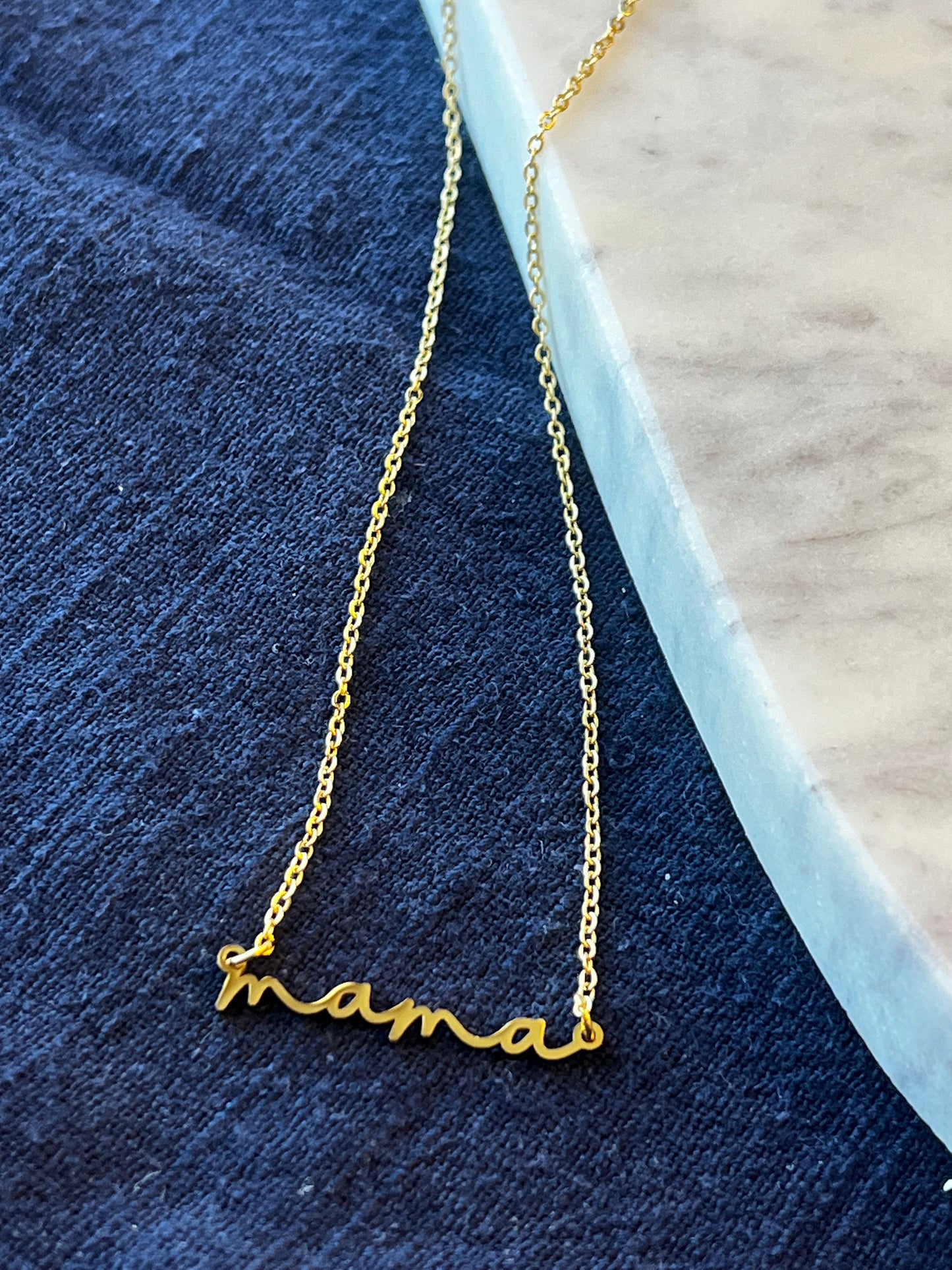 MAMA Gold Necklace