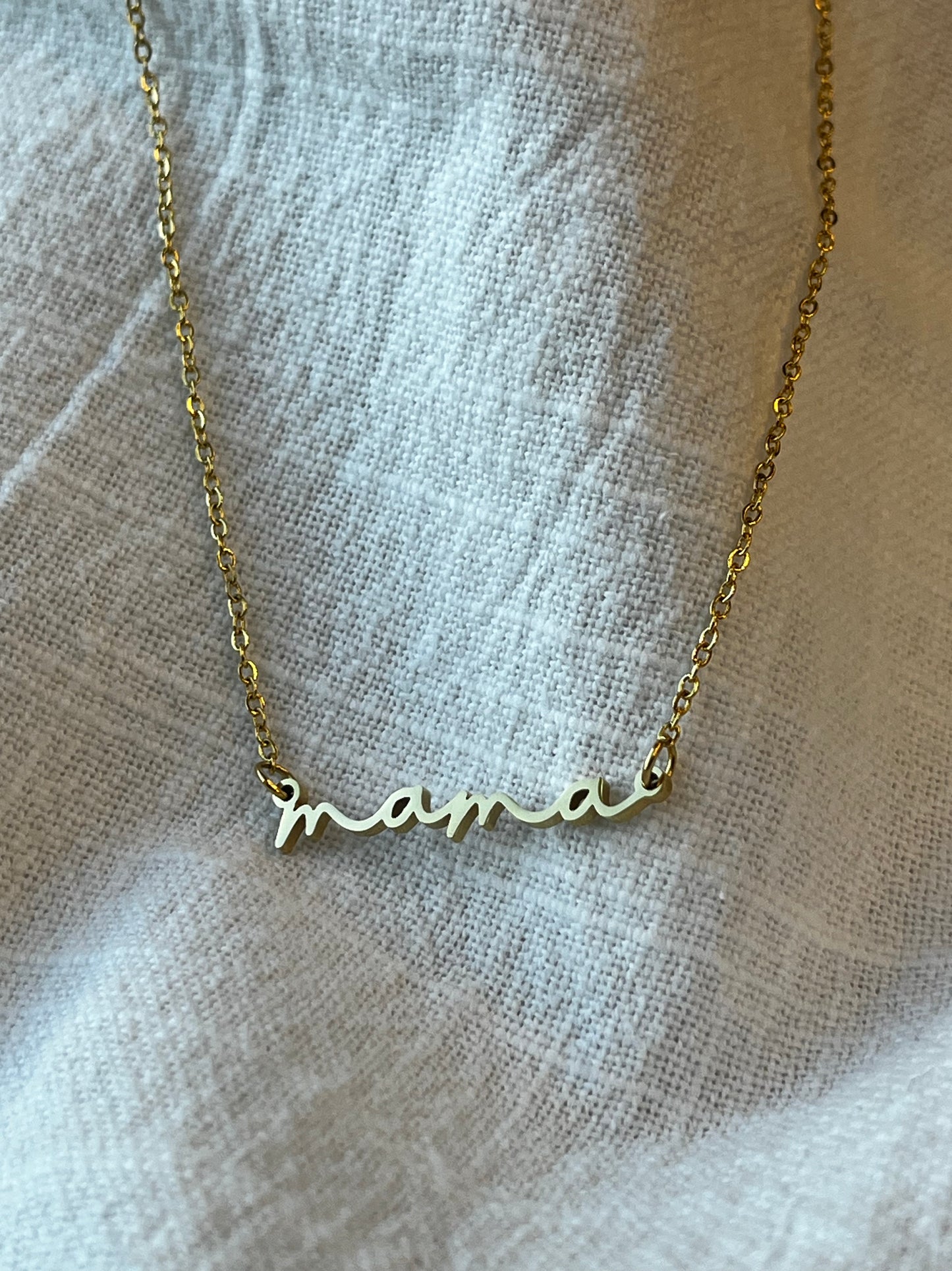 MAMA Gold Necklace